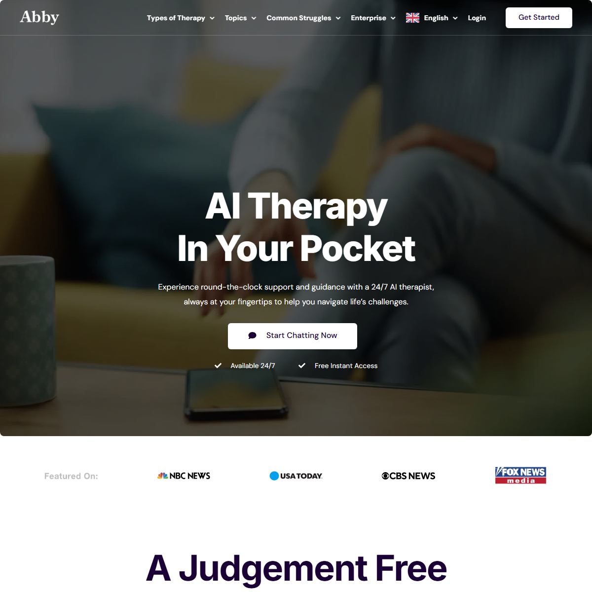 Abby - AI chatbots Tool Screenshot