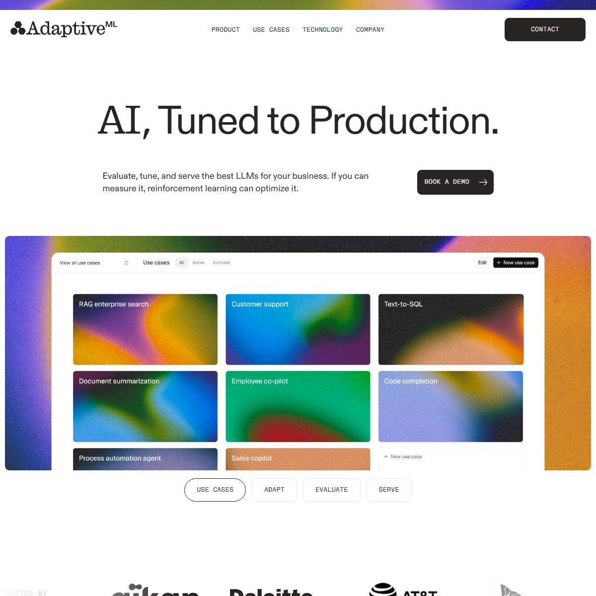 Adaptive - AI chatbots Tool Screenshot