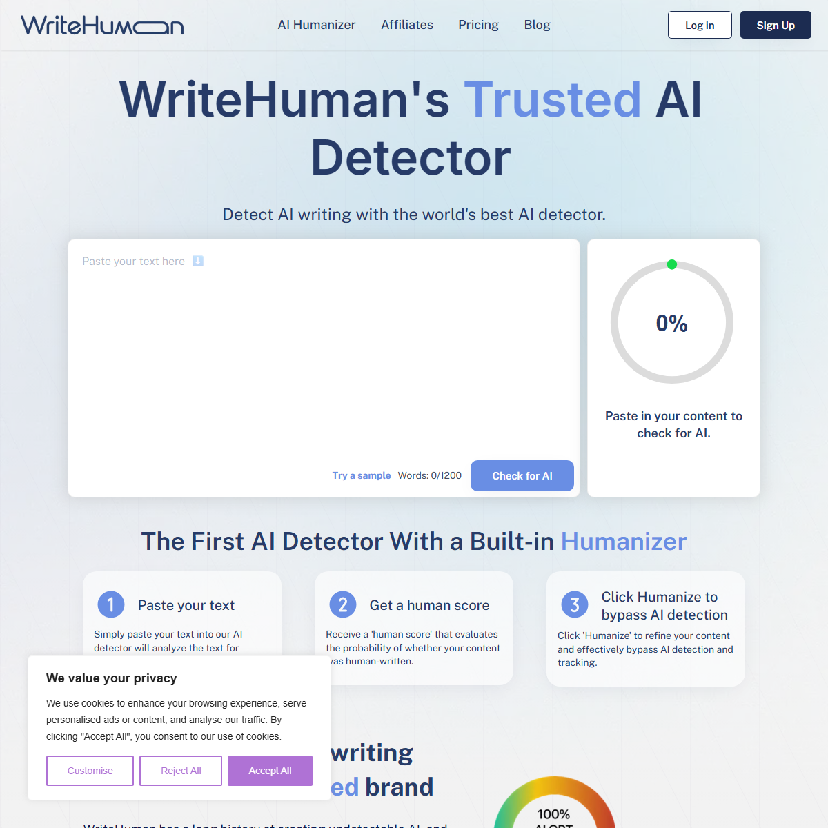 AI Detector - AI detection Tool Screenshot