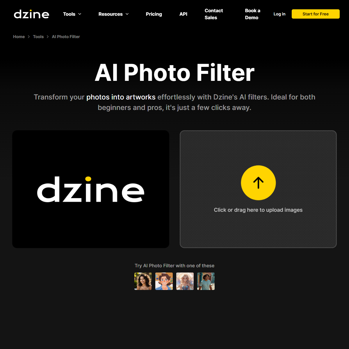 AI Photo Filter - image editing Tool Screenshot