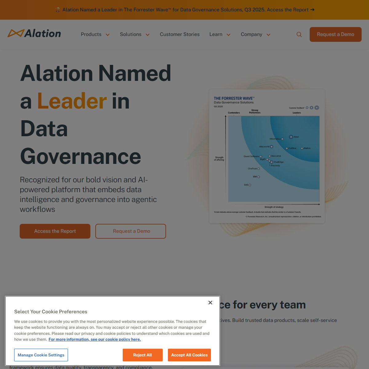 Alation - AI agents Tool Screenshot