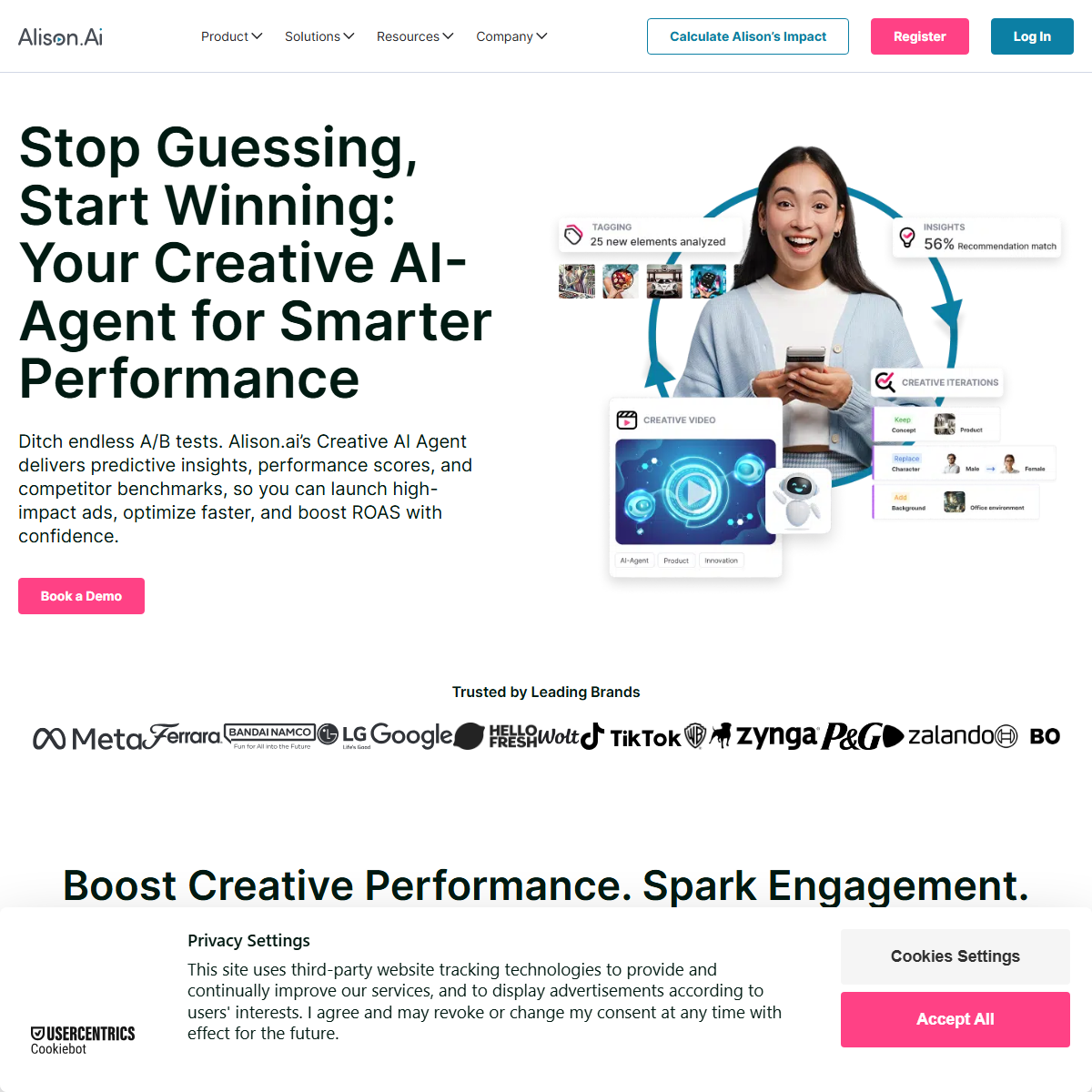 Alison - marketing Tool Screenshot
