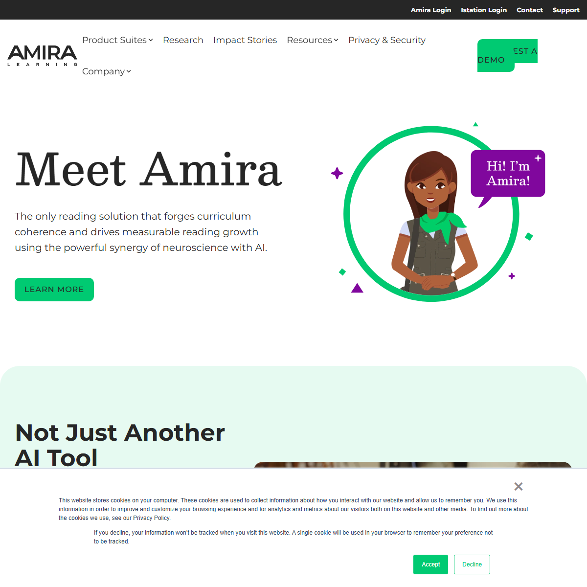 Amira Learning - education Tool Screenshot