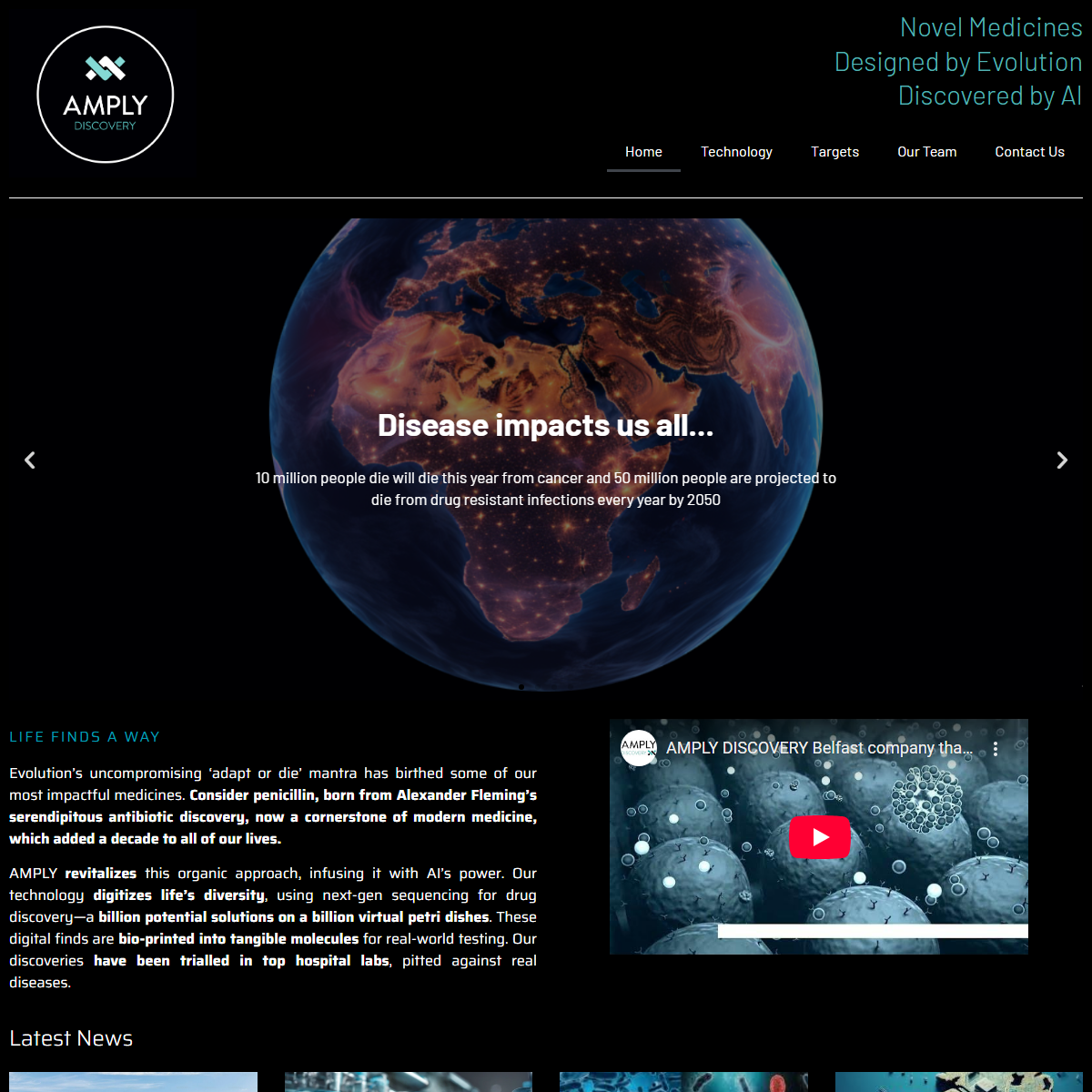 AMPLY Discovery - research Tool Screenshot