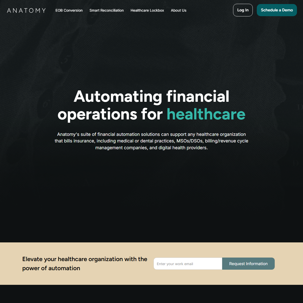 Anatomy Financial - finance Tool Screenshot