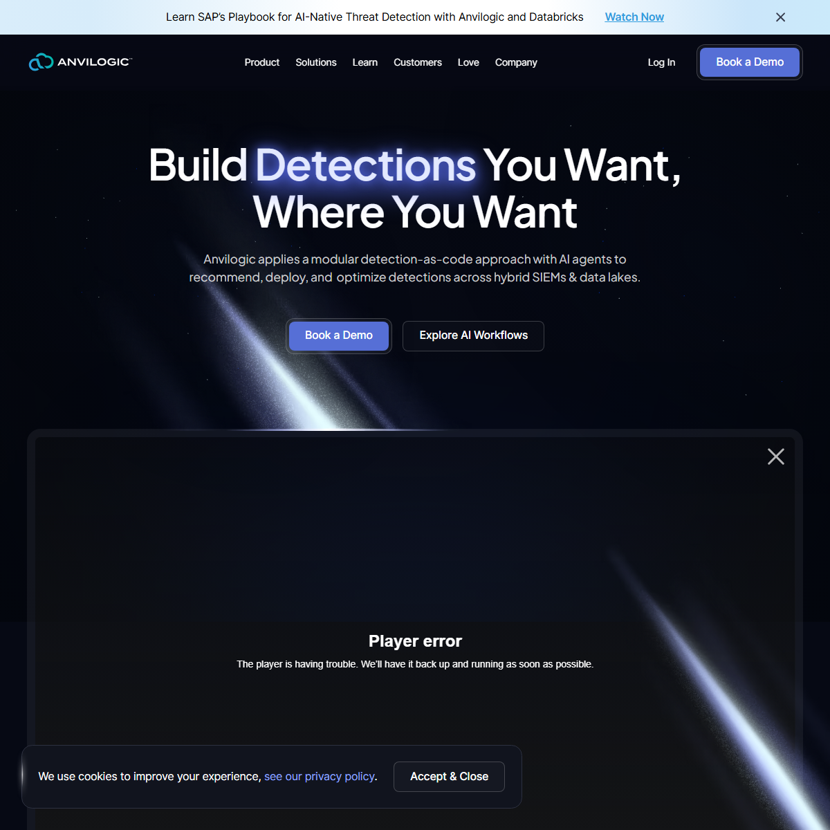 Anvilogic - AI detection Tool Screenshot