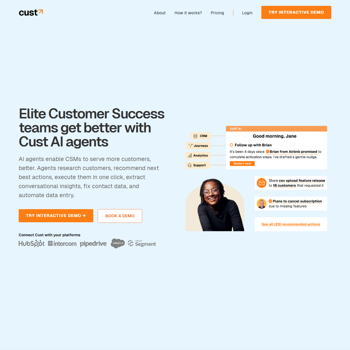 AskToSell - customer support Tool Screenshot