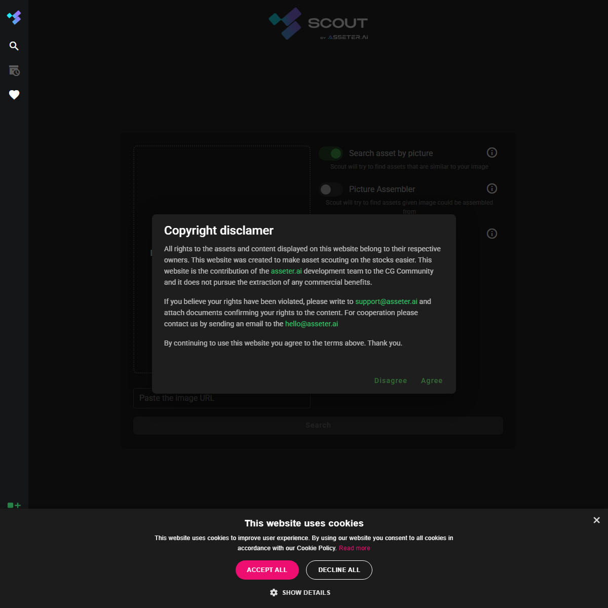 Assets Scout - project management Tool Screenshot