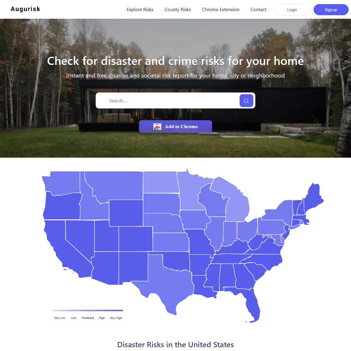 Augurisk - research Tool Screenshot
