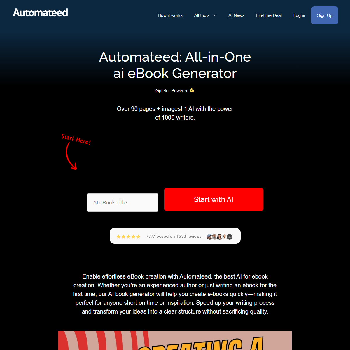 Automateed - writing generators Tool Screenshot
