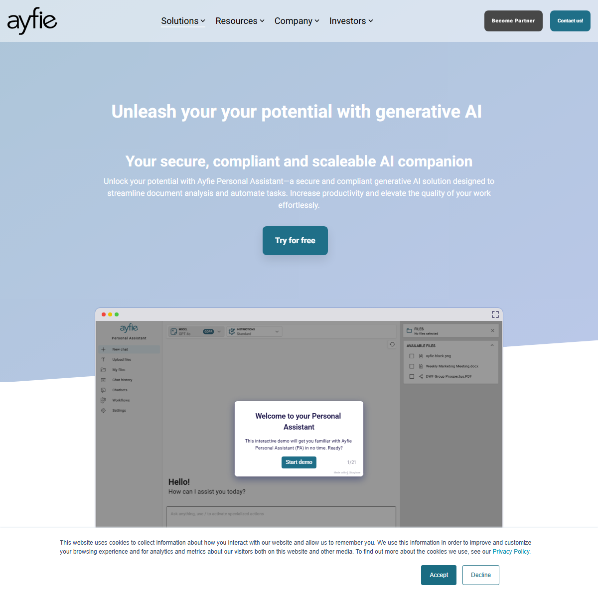 Ayfie - startup tools Tool Screenshot