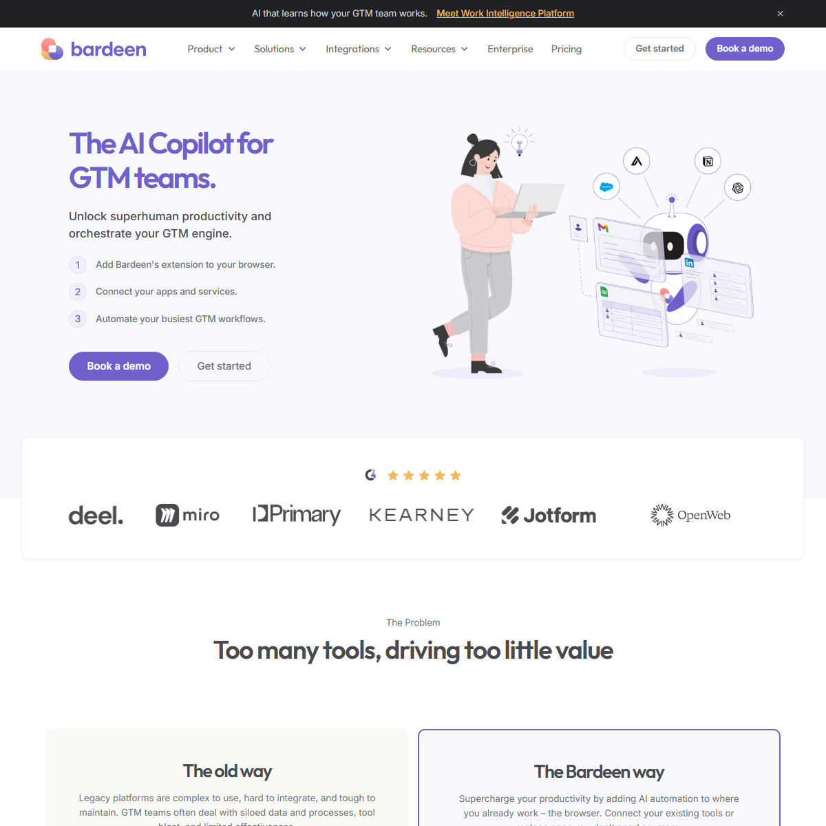 Bardeen AI - sales assistant Tool Screenshot