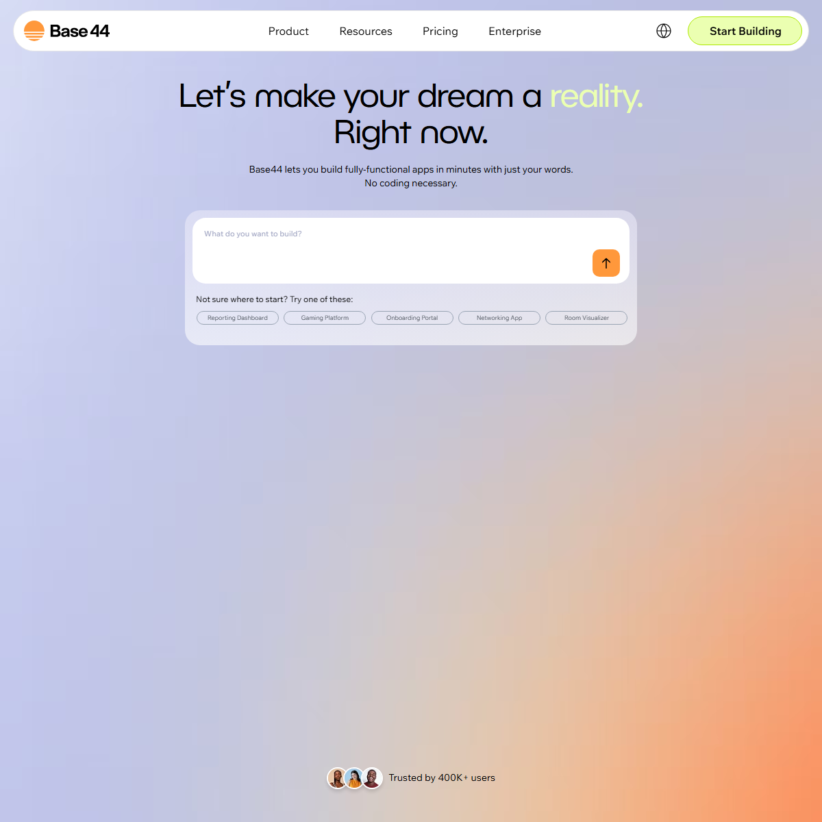 BASE44 - low-code/no-code Tool Screenshot