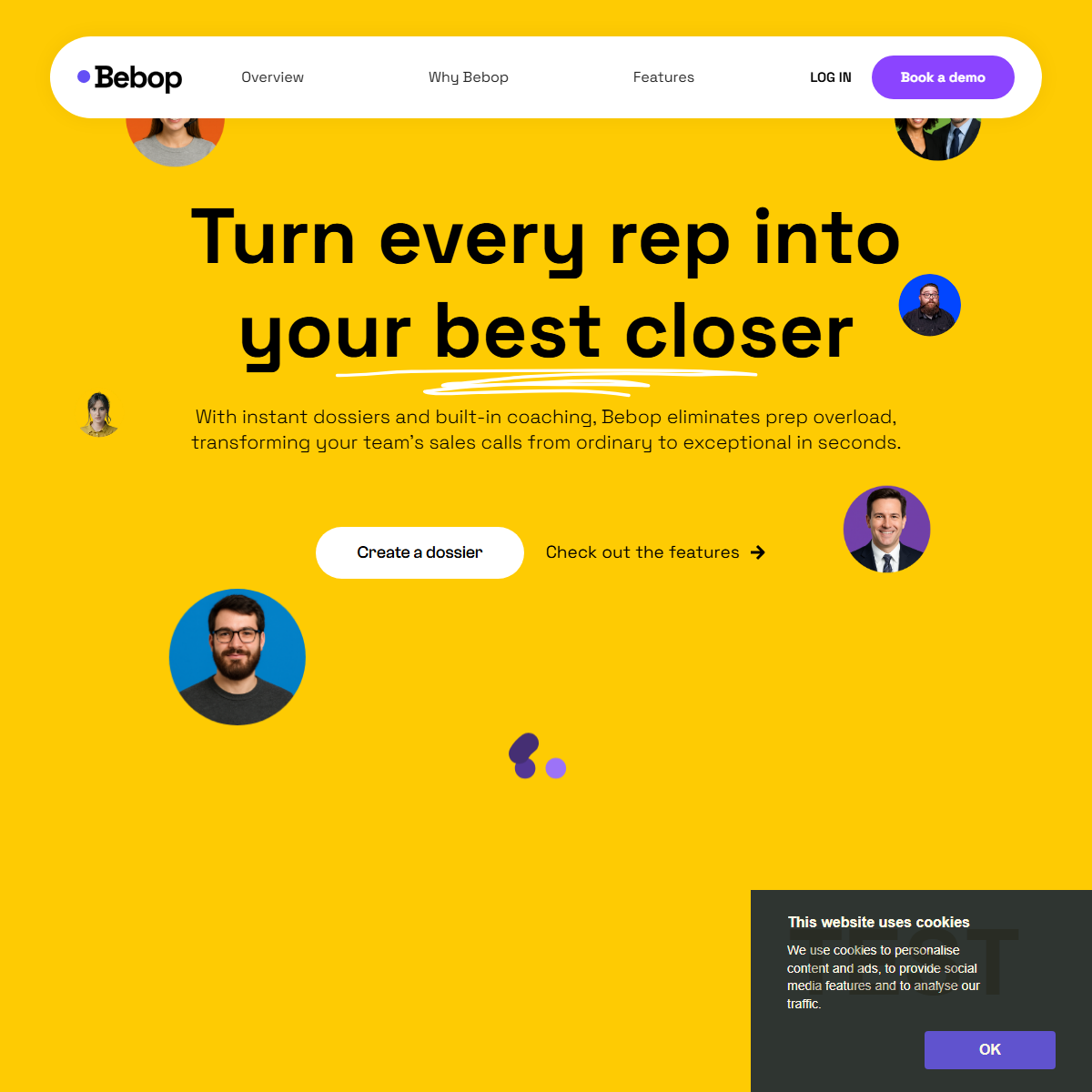 Bebop - sales assistant Tool Screenshot