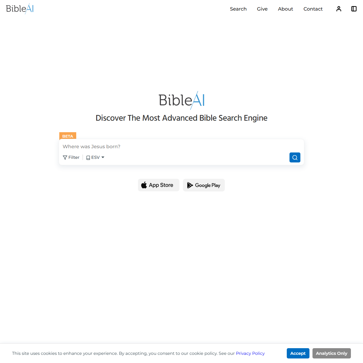 Bible AI - religion Tool Screenshot