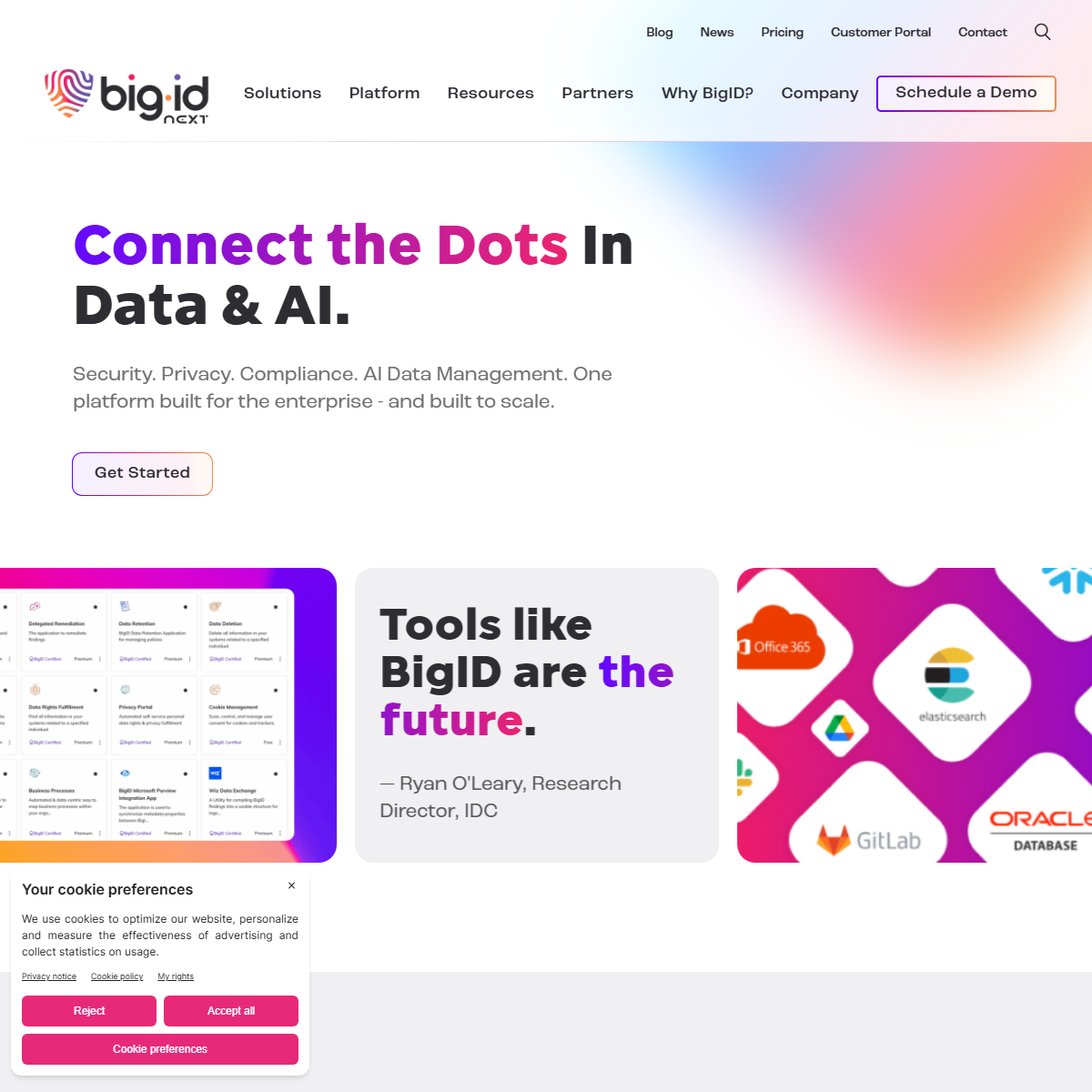 BigID - startup tools Tool Screenshot