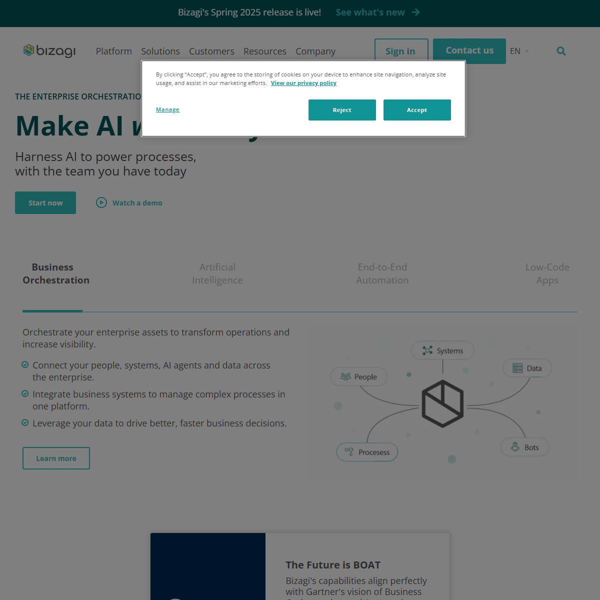 Bizagi - low-code/no-code Tool Screenshot