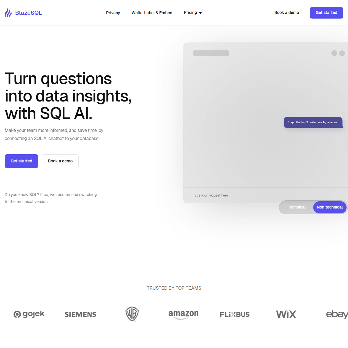 Blaze SQL - SQL Tool Screenshot