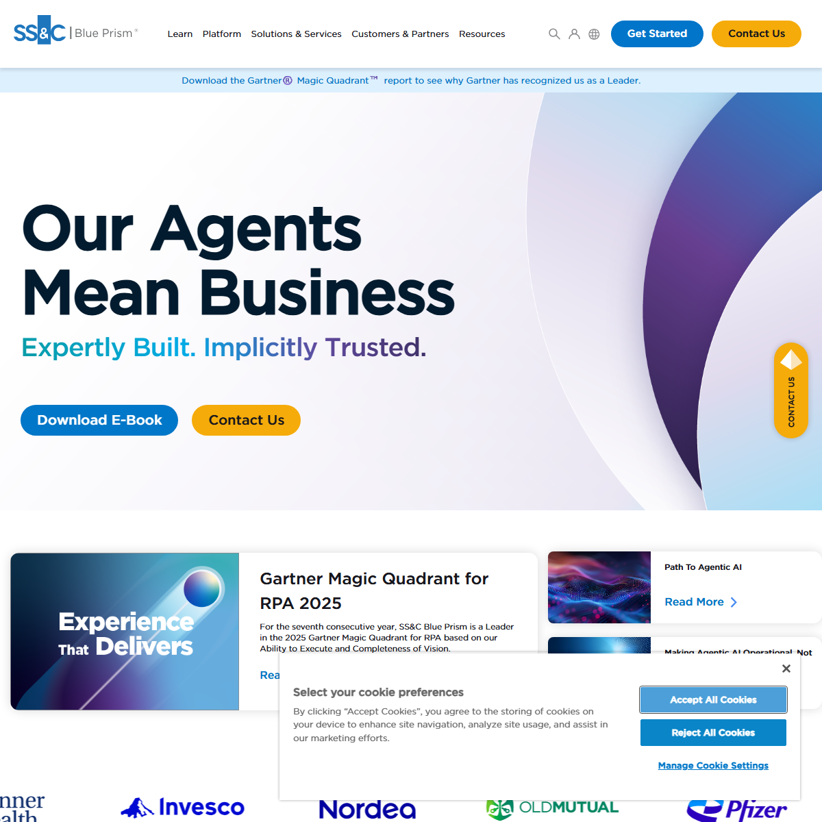 Blue Prism - AI agents Tool Screenshot