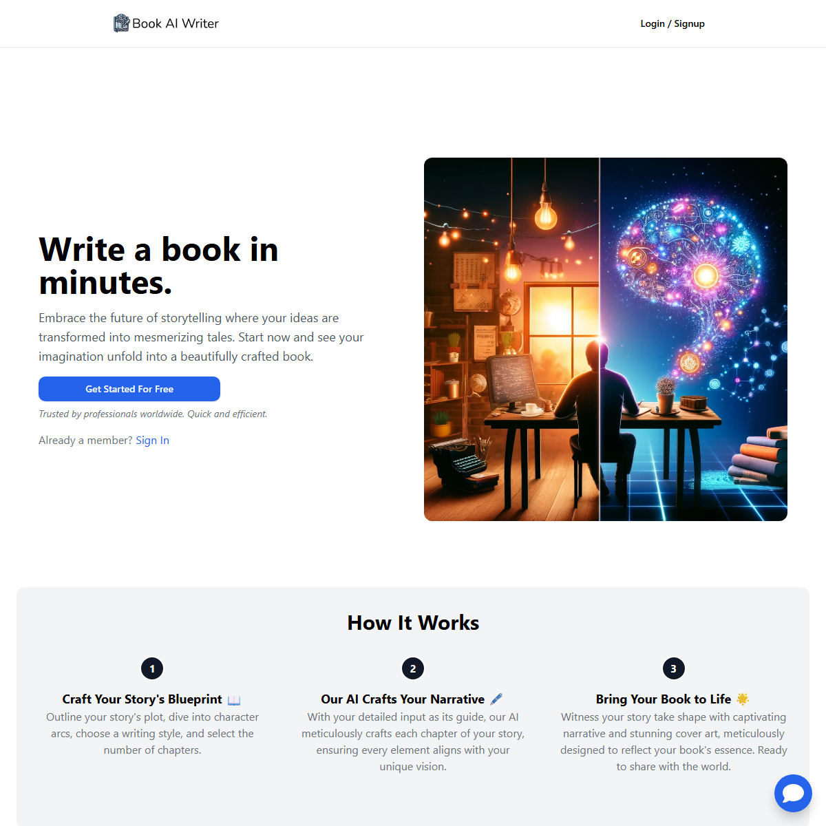 Book AI Writer - storyteller Tool Screenshot