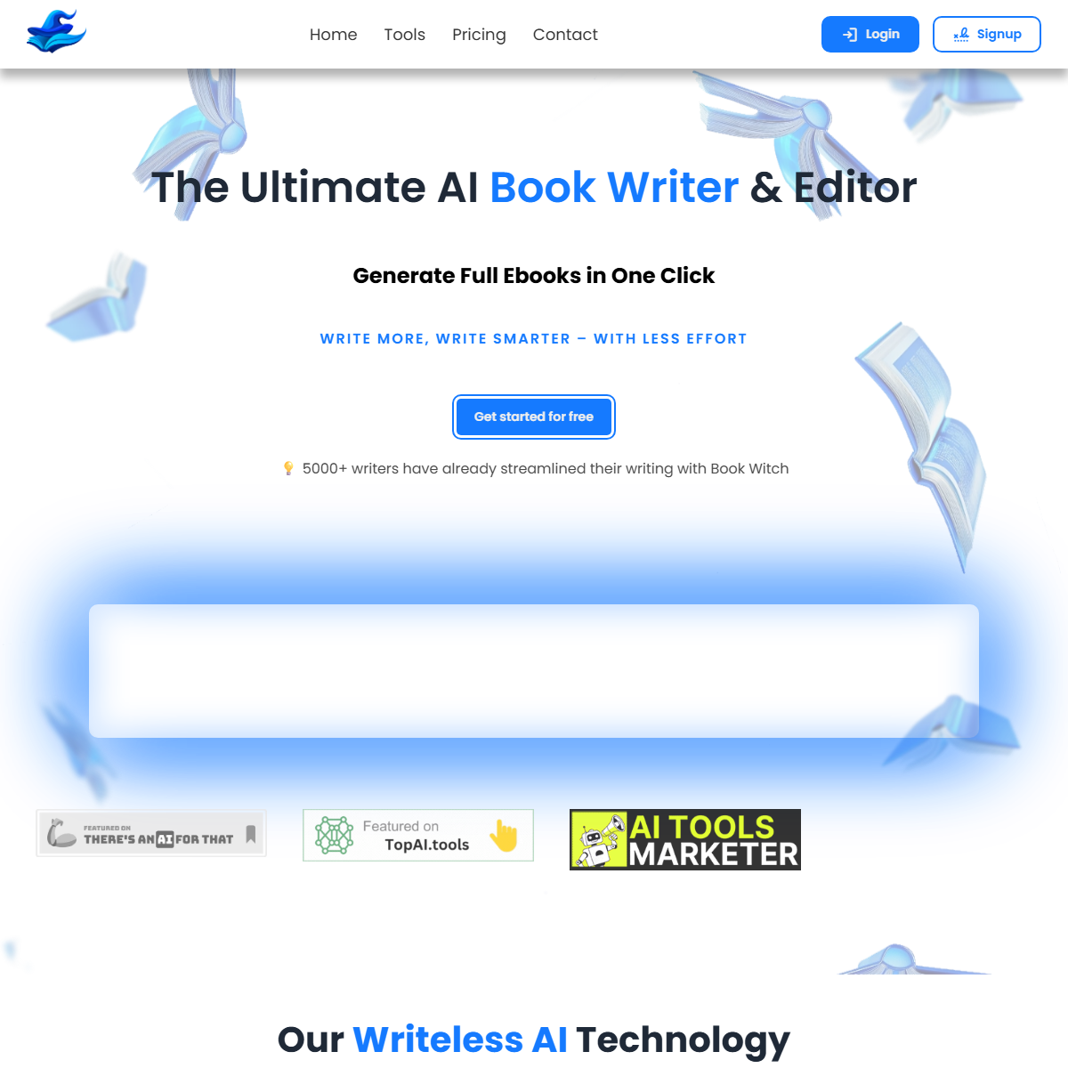 Book Witch - design generators Tool Screenshot