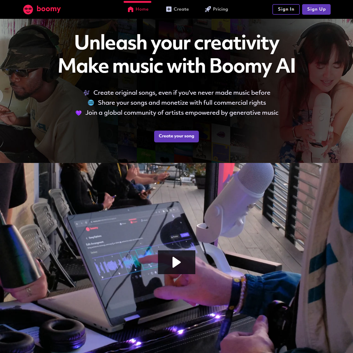 Boomy - music Tool Screenshot