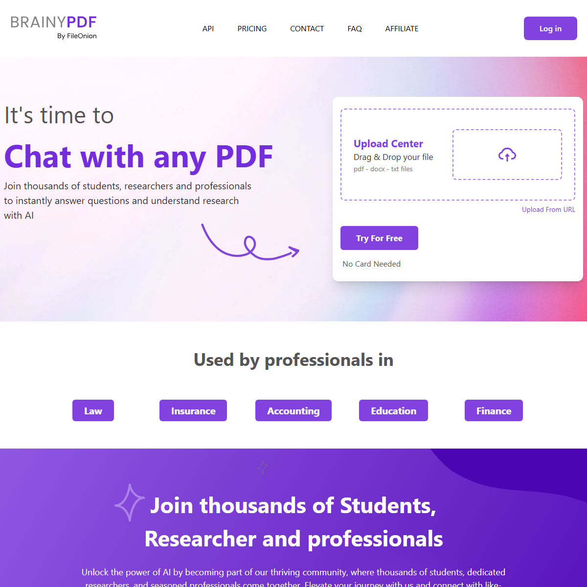 BrainyPDF - research Tool