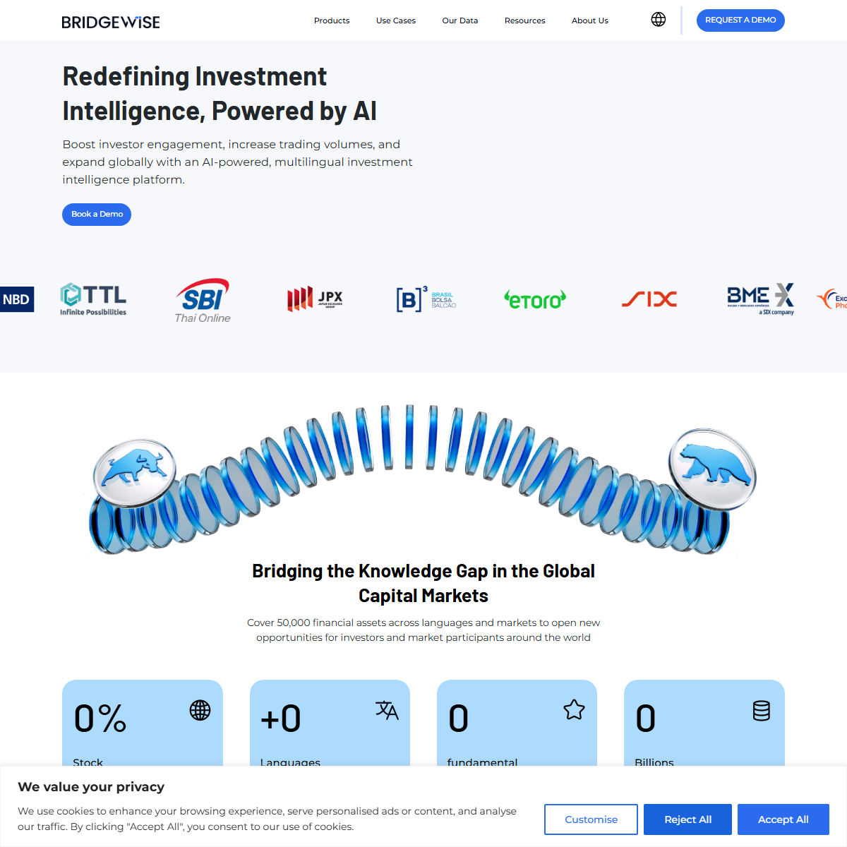 BridgeWise - finance Tool Screenshot