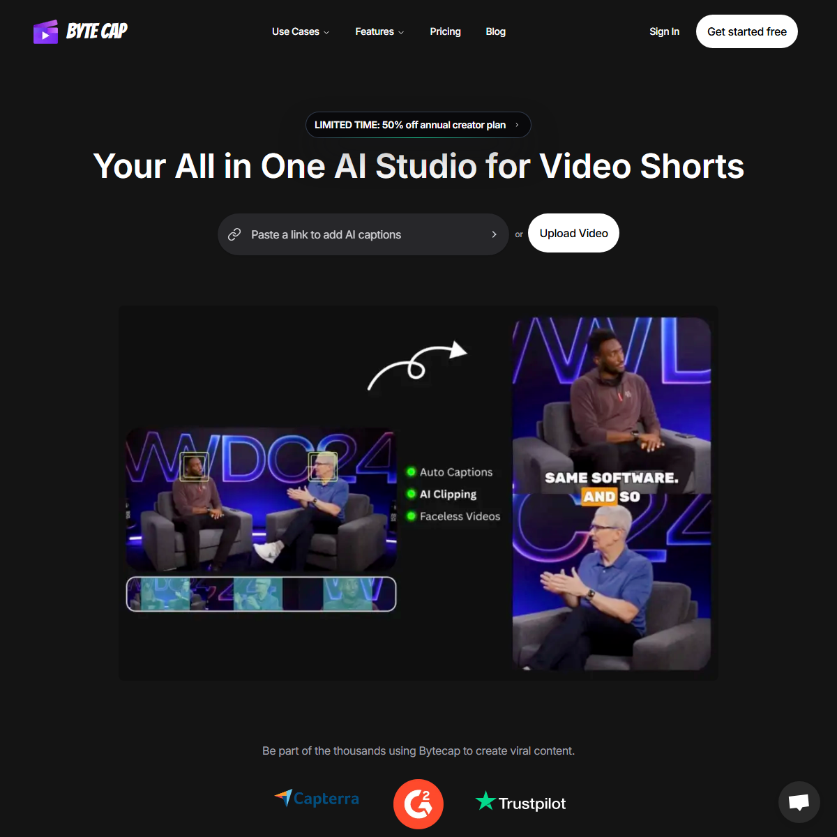 ByteCap - video generators Tool Screenshot