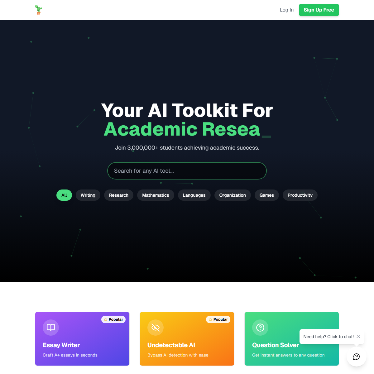 Caktus - education Tool Screenshot
