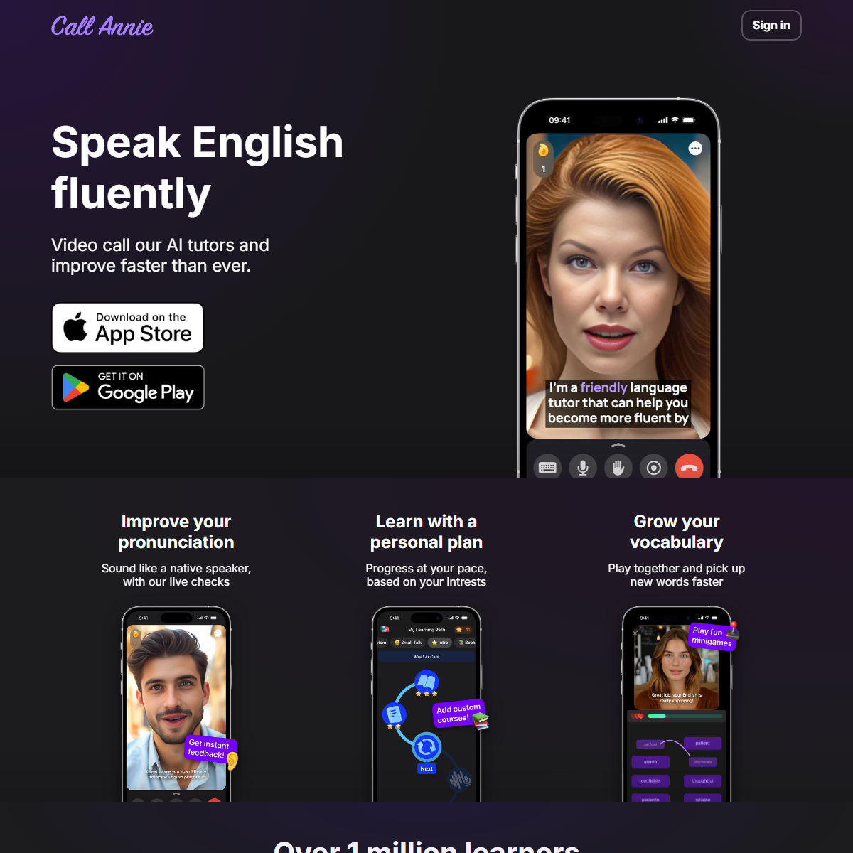 Call Annie - personal assistant Tool Screenshot
