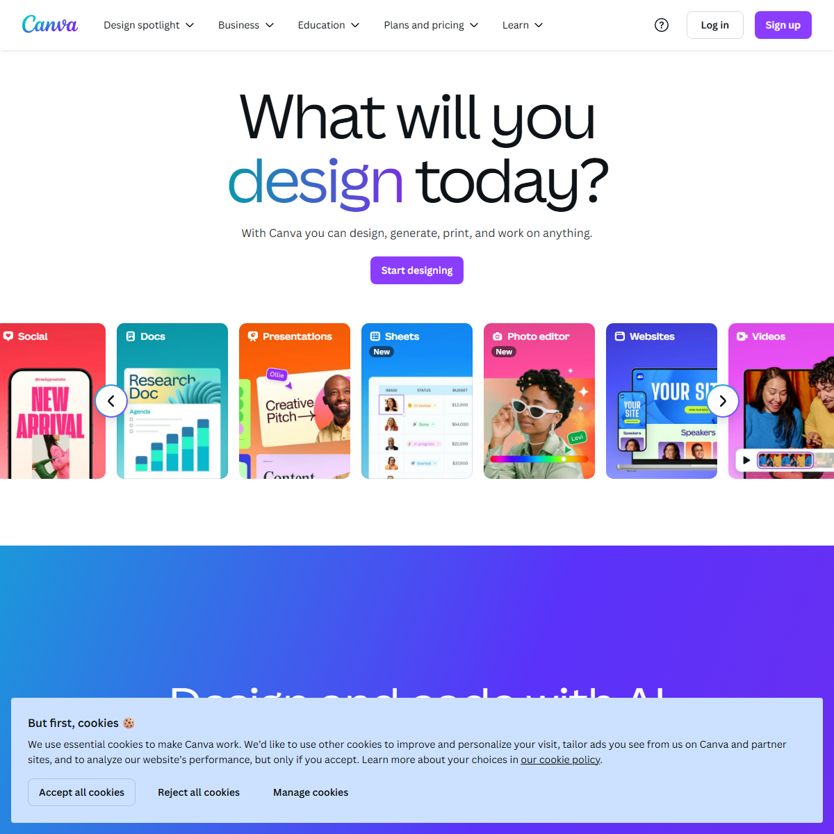 Canva - design generators Tool