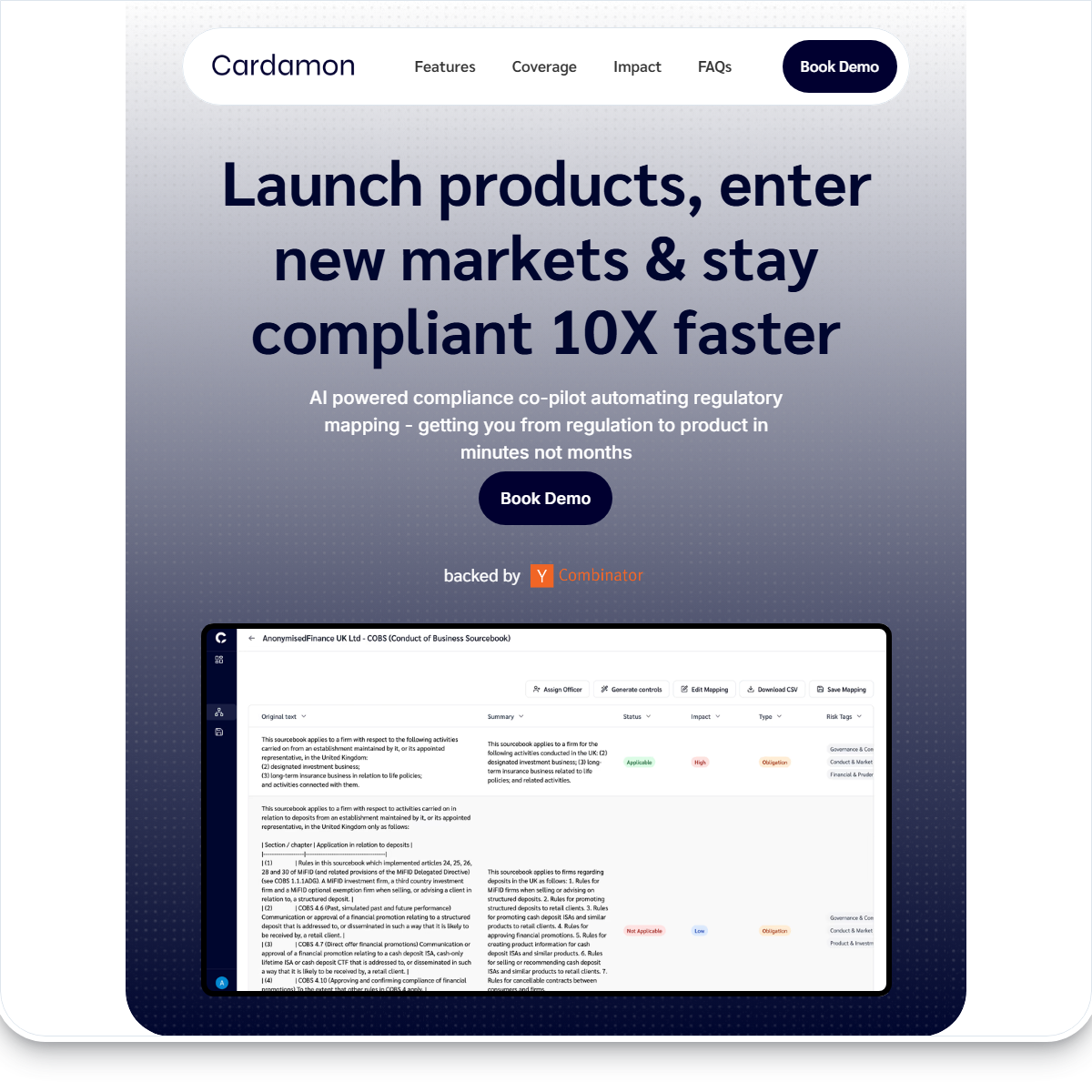 Cardamon - project management Tool Screenshot