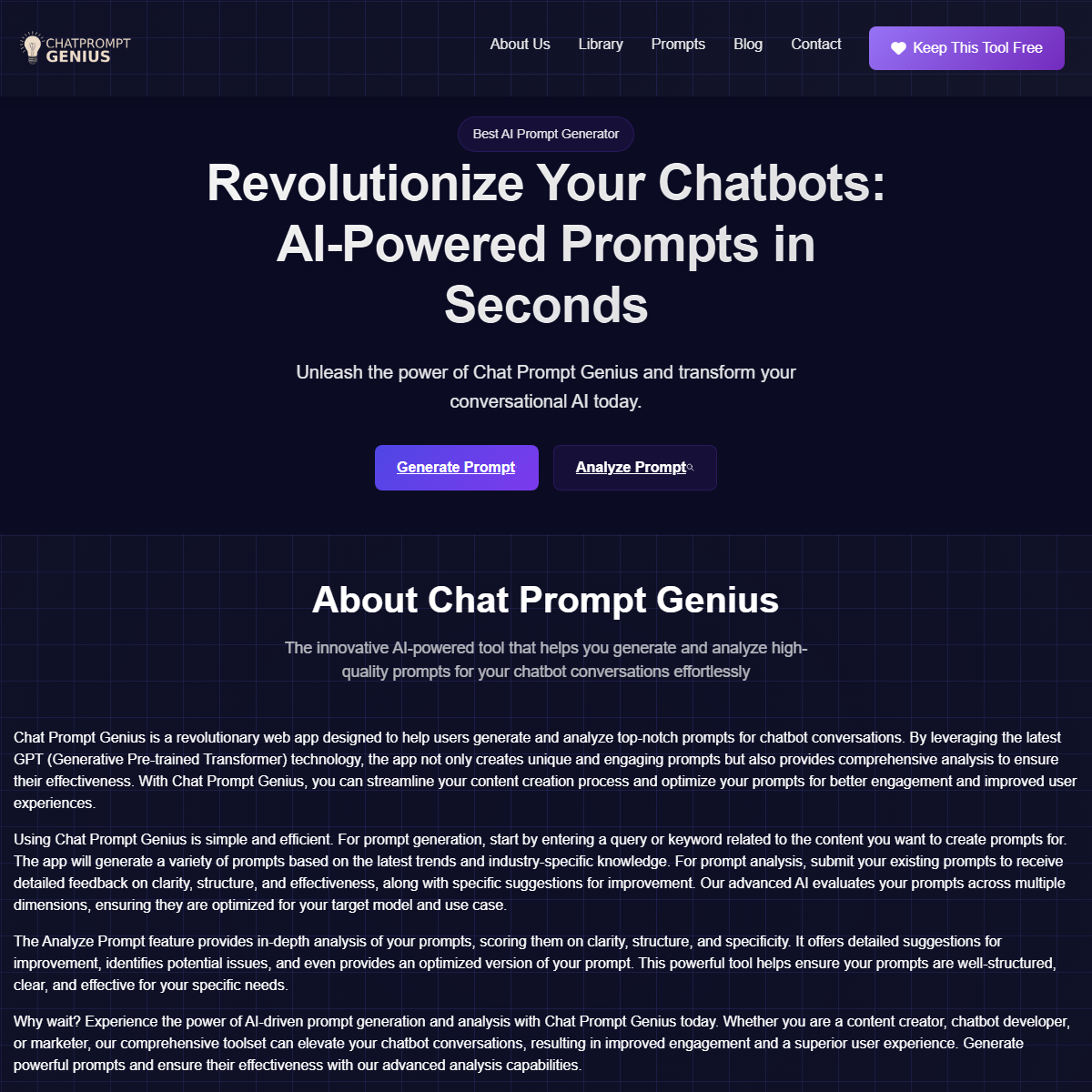Chat Prompt Genius - prompt generators Tool