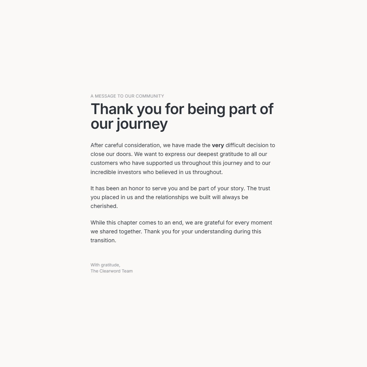 Clearword - personal assistant Tool Screenshot