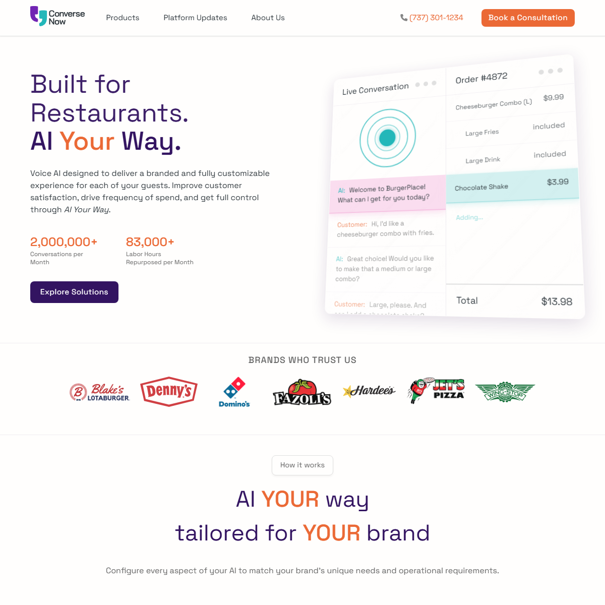 Converse Now - AI chatbots Tool Screenshot