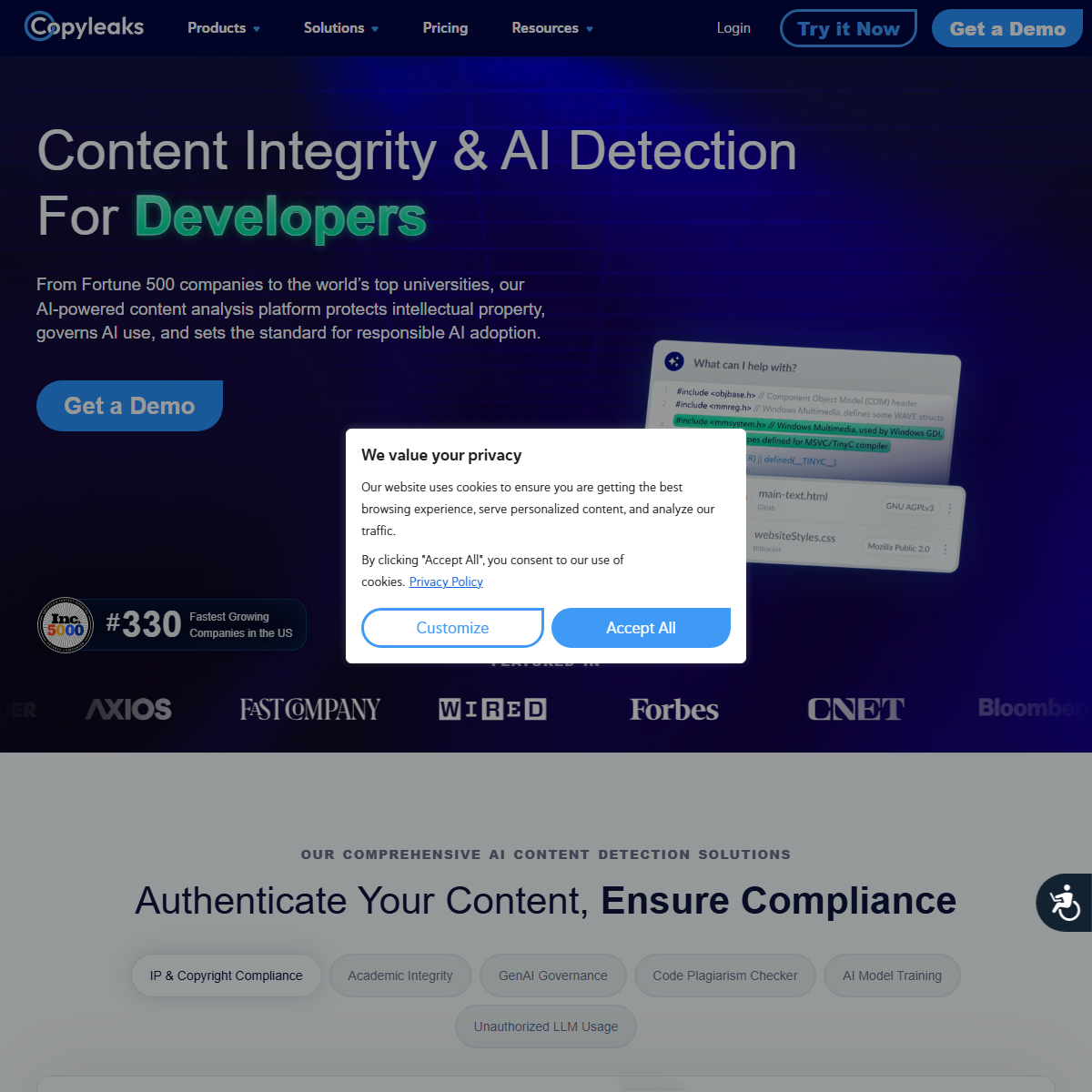 Copyleaks - SEO Tool Screenshot