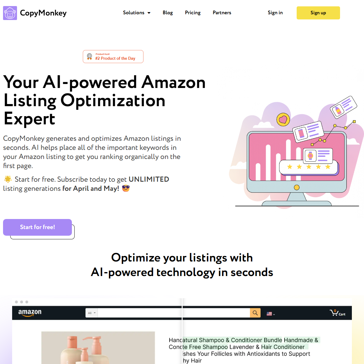 CopyMonkey - copywriting Tool Screenshot