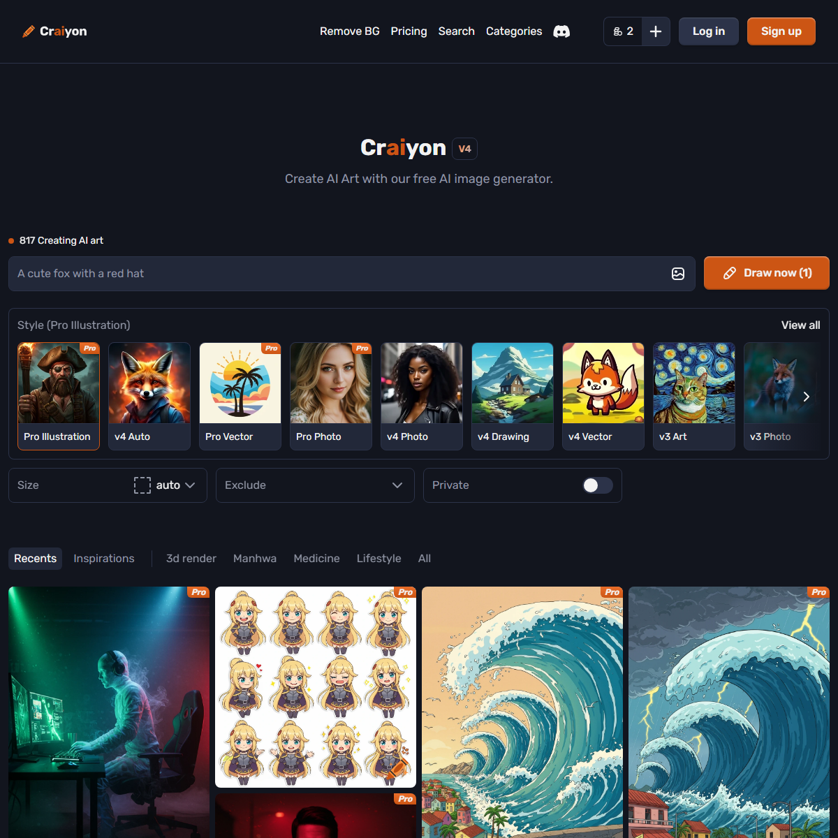 Craiyon - cartoon generators Tool