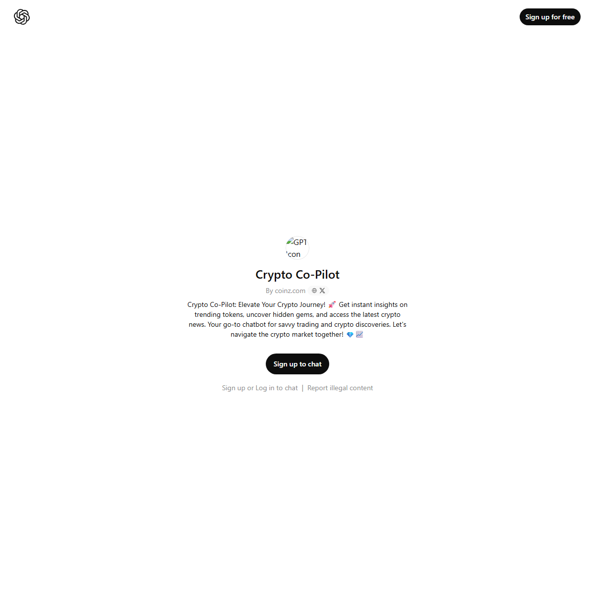 Crypto Co-Pilot - stock trading Tool Screenshot