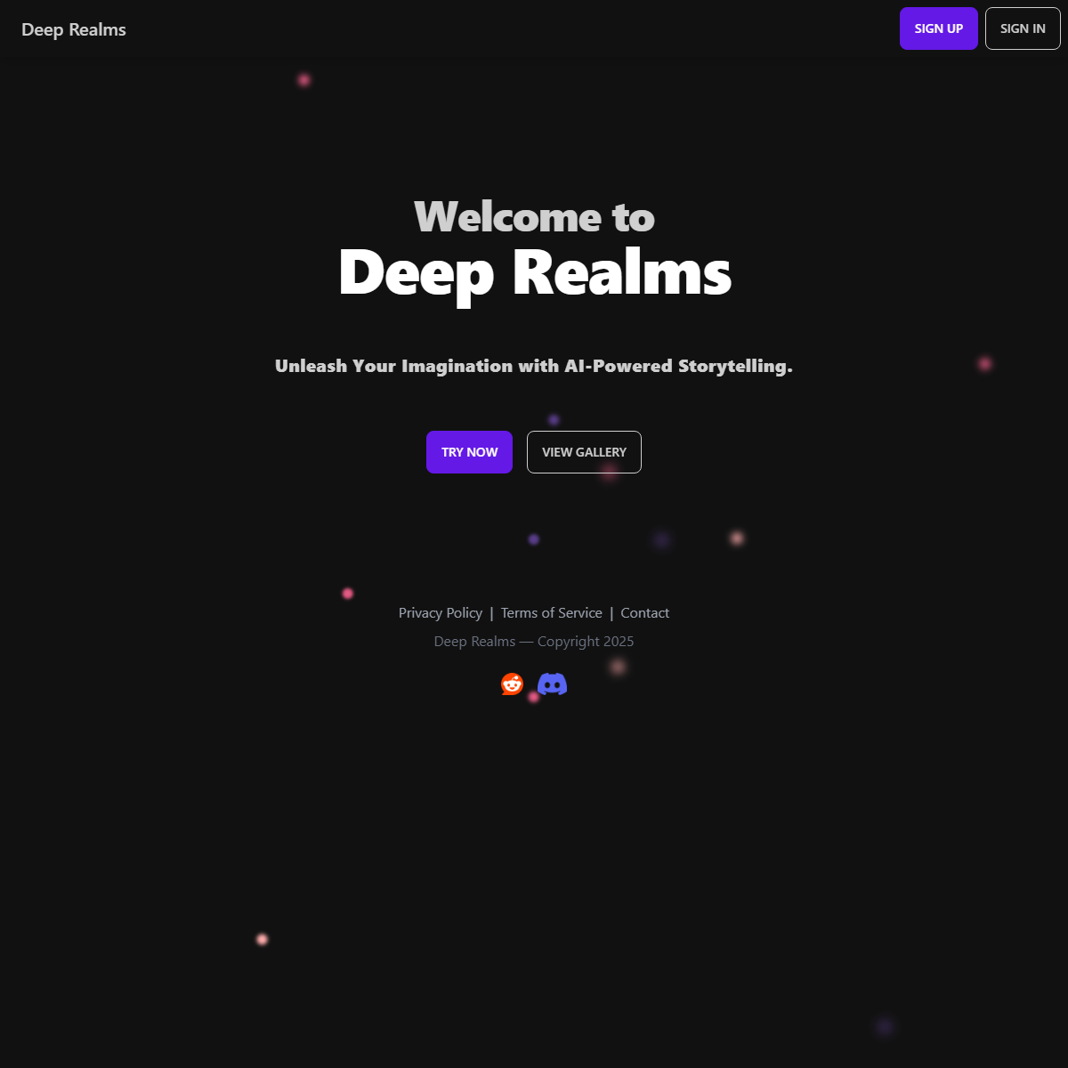 Deep Realms - storyteller Tool Screenshot