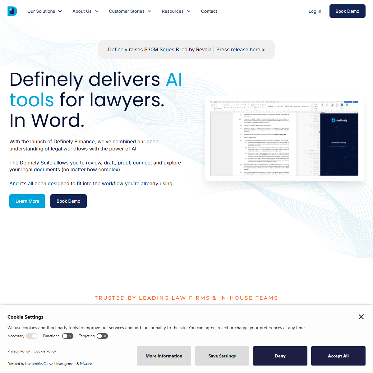 Definely - legal Tool Screenshot