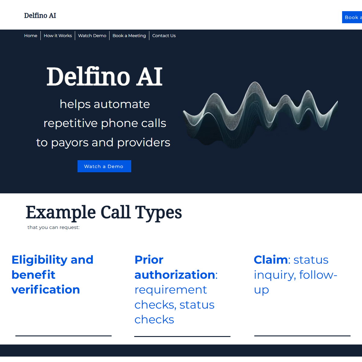 Delfino AI - health Tool Screenshot
