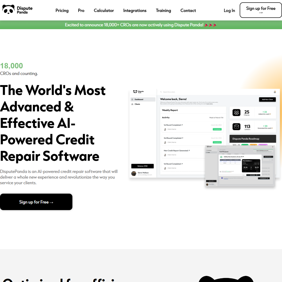 Dispute Panda - finance Tool Screenshot