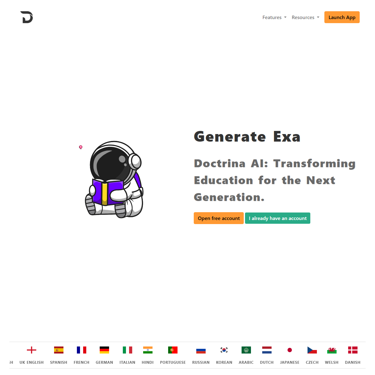 Doctrina - education Tool Screenshot