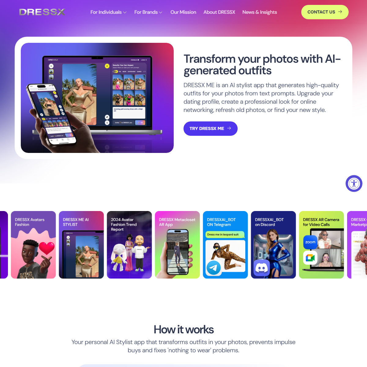 DRESSX.me - fashion Tool Screenshot