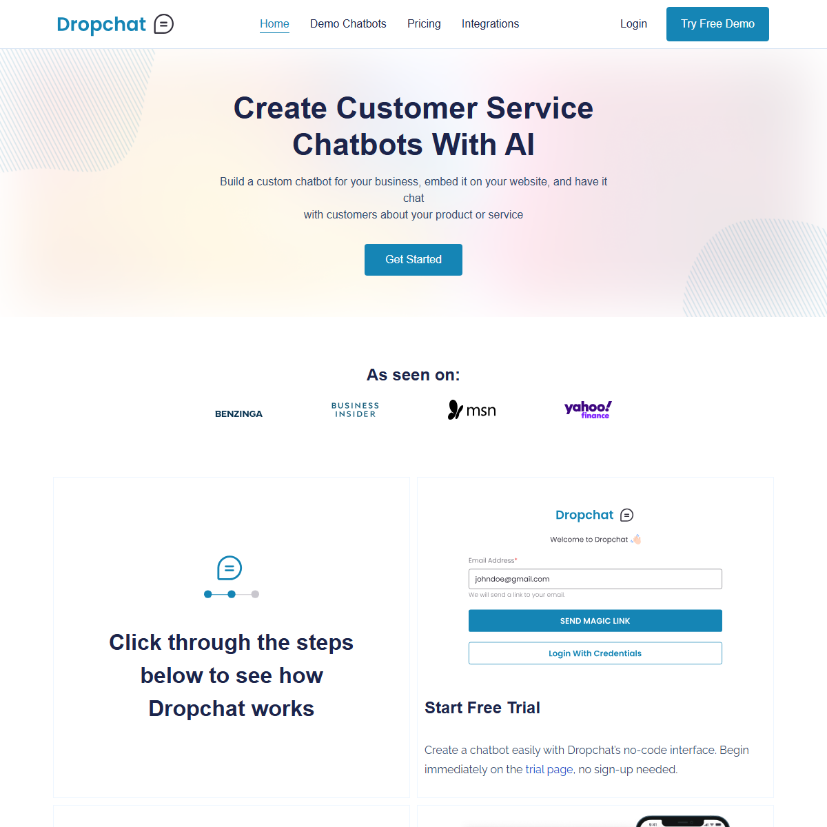 Dropchat - AI chatbots Tool Screenshot