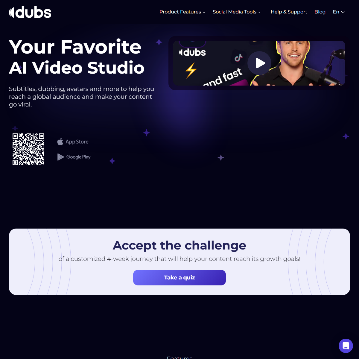 Dubs - video editing Tool Screenshot