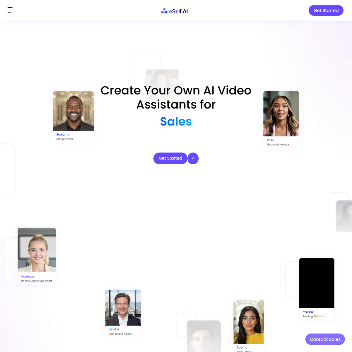 eSelf AI - AI chatbots Tool Screenshot