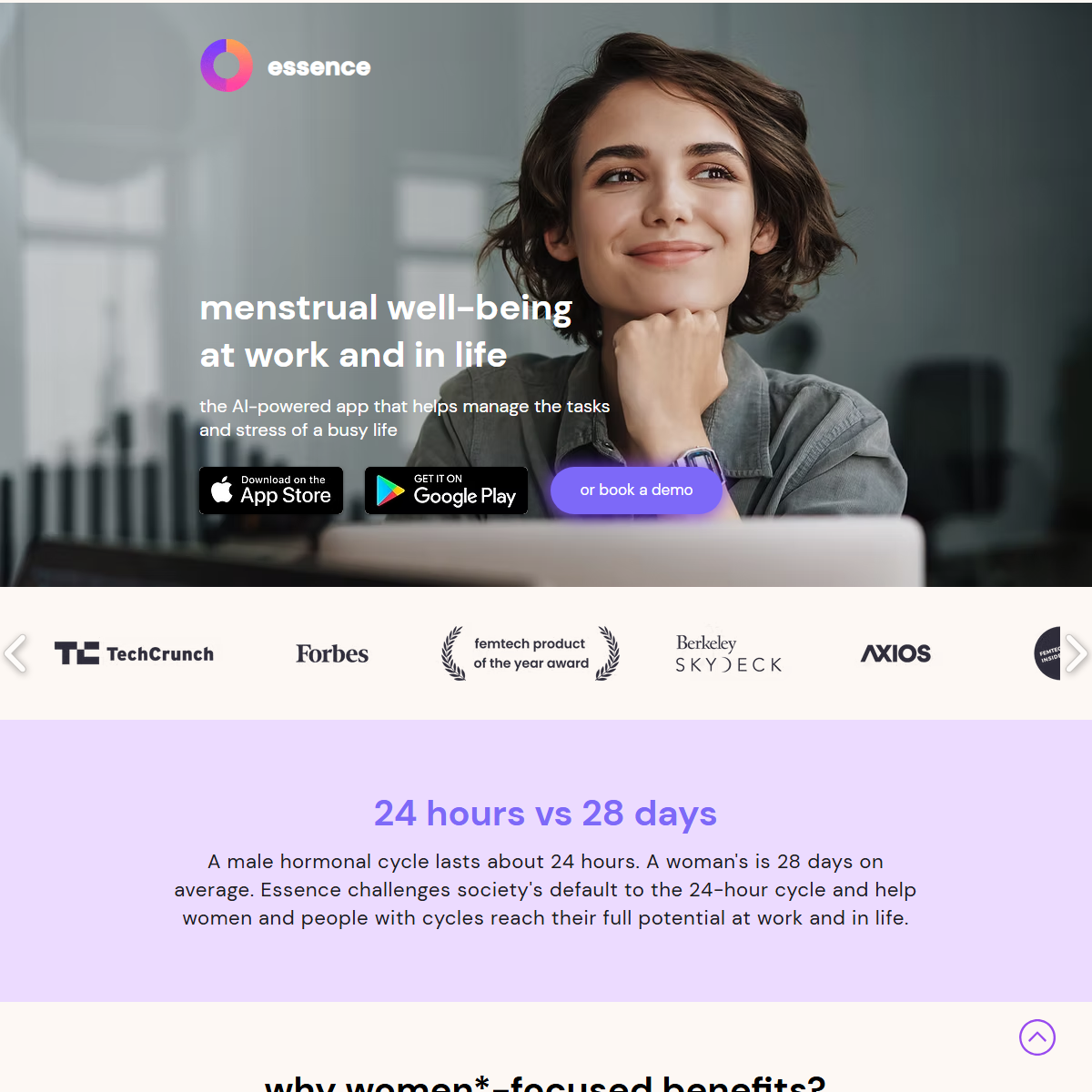 Essence App - health Tool Screenshot